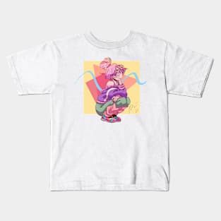 Vaporwave Girl Kids T-Shirt